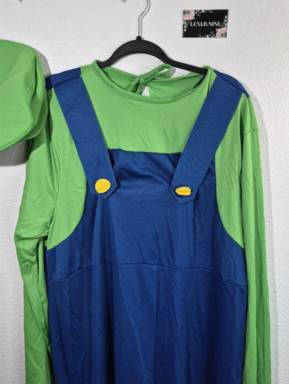 Super Mario Bro Luigi Halloween Costume Fot Sale